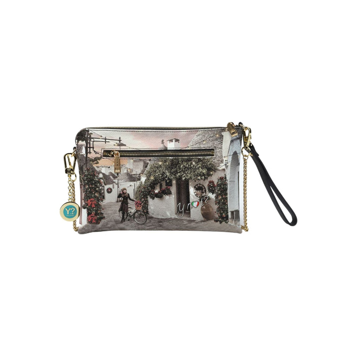 Clutch Donna con laccetto da polso e chiusura zip