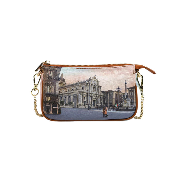 Clutch Donna in ecopelle, della linea Yes Bag, con catena