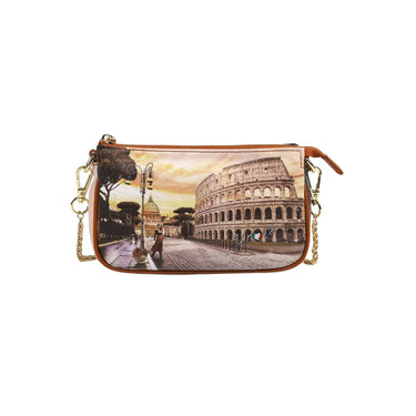 Clutch Donna con catena a tracolla e tasca posteriore