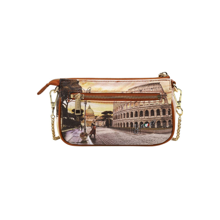 Clutch Donna con catena a tracolla e tasca posteriore