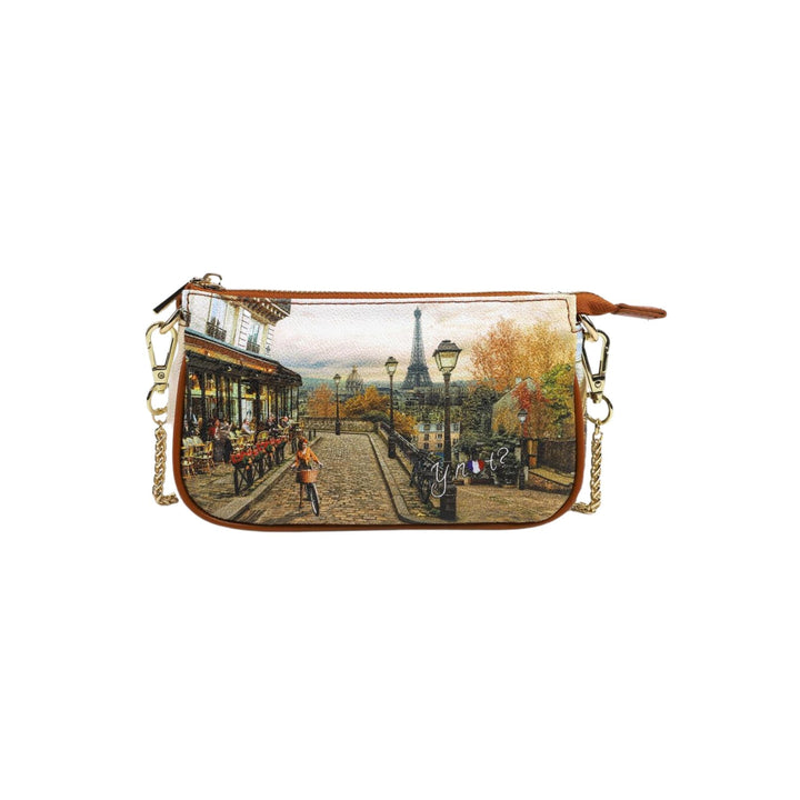 Clutch Donna in ecopelle, della linea Yes Bag, con tasca posteriore