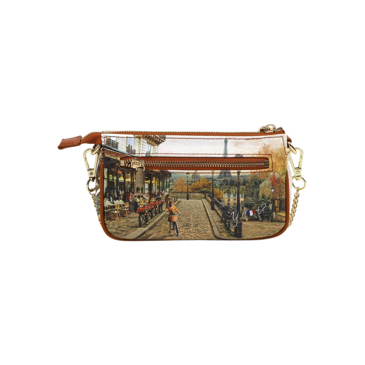 Clutch Donna in ecopelle, della linea Yes Bag, con tasca posteriore