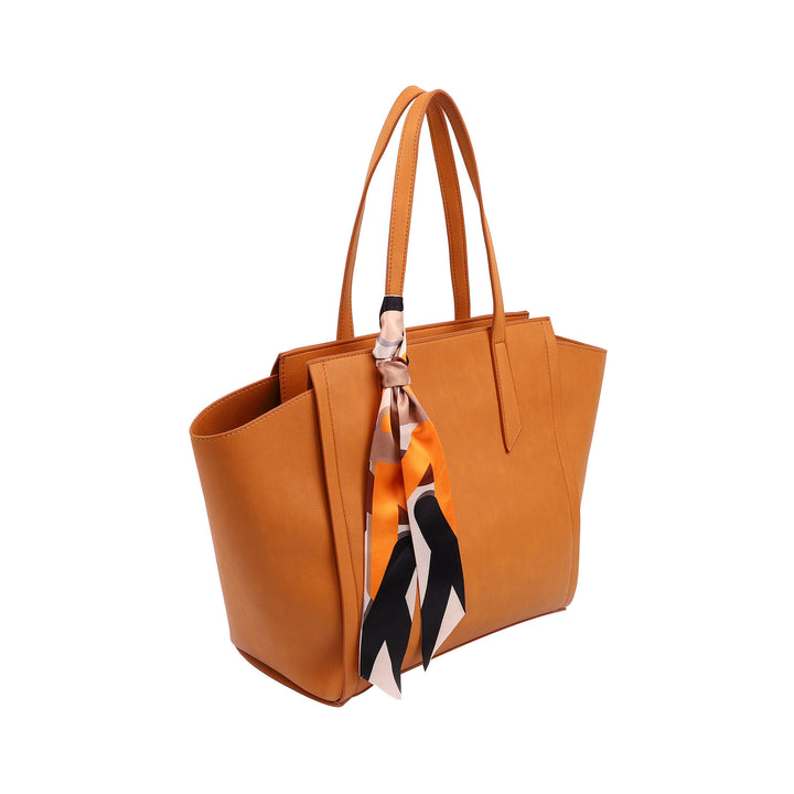 Borsa Donna a spalla con foulard fantasia