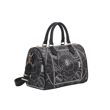 Borsa Donna modello bauletto, con tracolla e fantasia all over