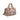 Borsa Donna Beige, con tracolla e fantasia all over