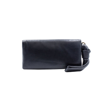 Retro Pochette Donna con manico a bracciale Nera