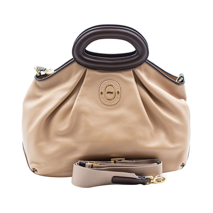 Borsa a Mano Donna con manici ovali  Beige