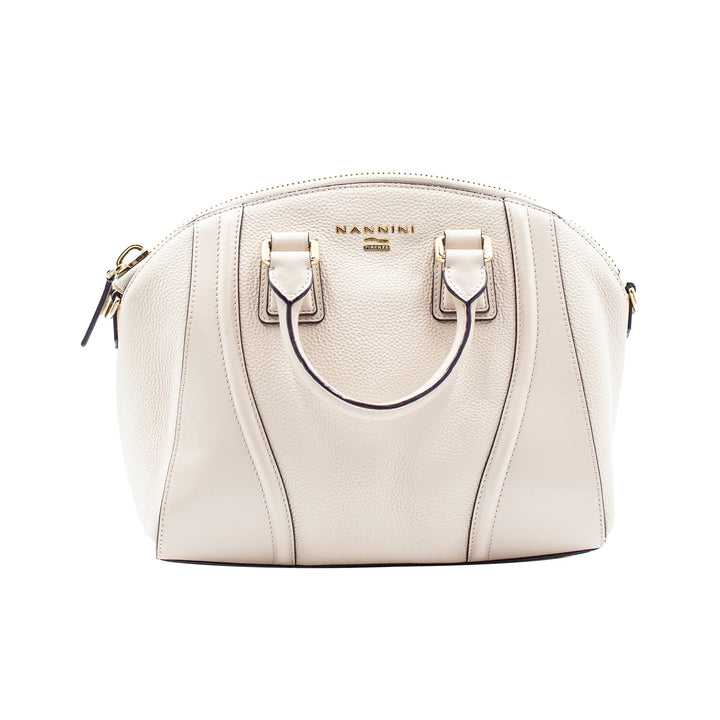 Bauletto Donna a Mano in vera pelle Beige