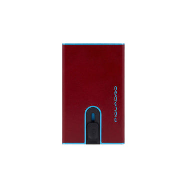 Men's Card Holder in Red metal