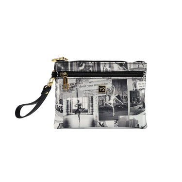 Women's clutch bag with lanyard