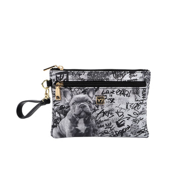 Women's clutch bag with lanyard