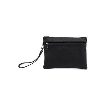 Clutch Donna monocolore con borchie