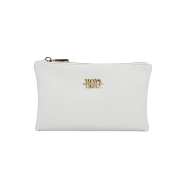 Pochette Donna monocolore con logo metallico, dal design classico ed elegante