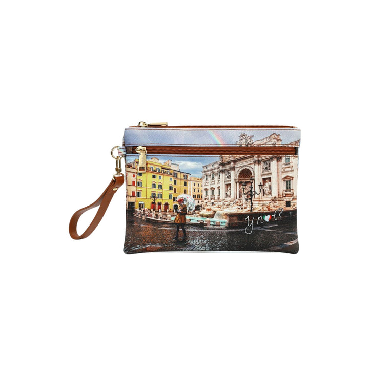 Clutch Donna linea City Life Medium in ecopelle