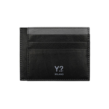 Men's card holder with contrasting inserts