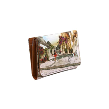 Women's wallet in printed PVC