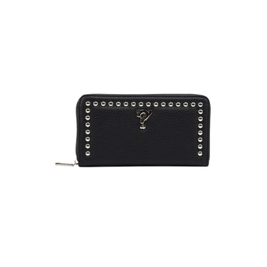 Women's wallet with metal studs