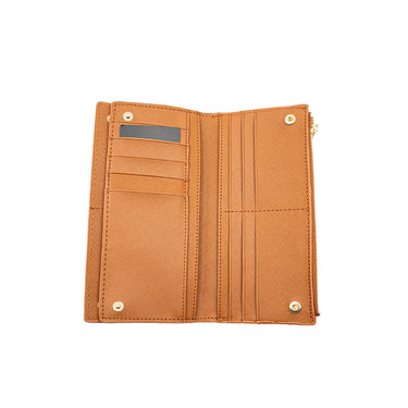 Women's wallet with flap closure