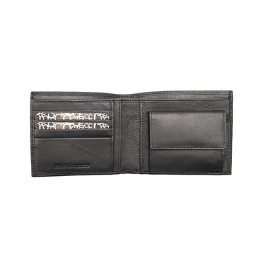 Men's wallet with embossed logo motif