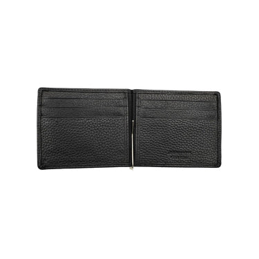 Men's wallet with metal money clip