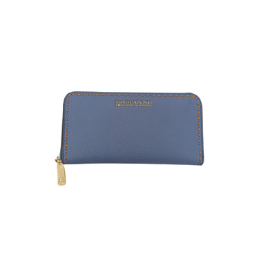 Women's wallet with applied logo