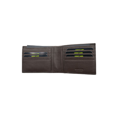 Men's leather wallet Contrast model