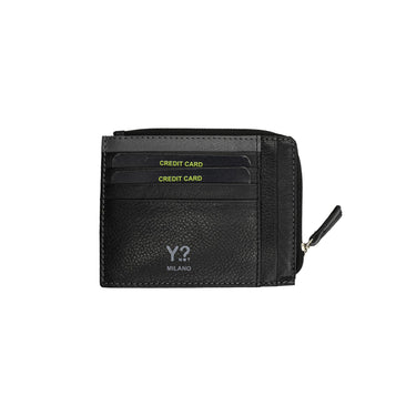 Contrast model men's wallet with zip