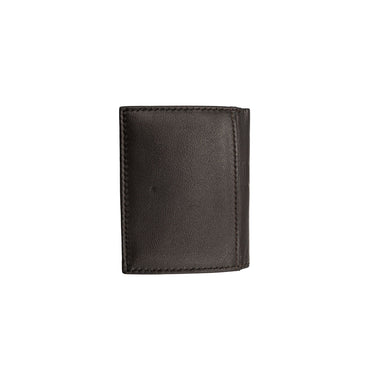 Men's wallet with external button pocket