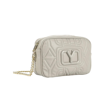 Camera Bag Donna con logo Beige