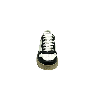 Sneakers Donna con tomaia in pelle con contrasto colore