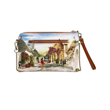 Clutch Donna in similpelle con stampa iconica