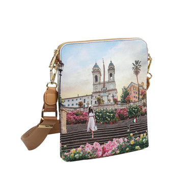 Floral women's flat model bag