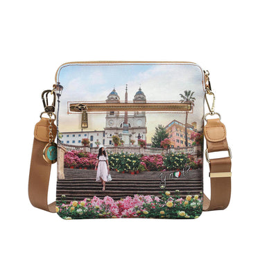 Floral women's flat model bag