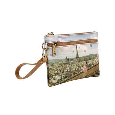 Clutch con cerniera e stampa Montgolfiere