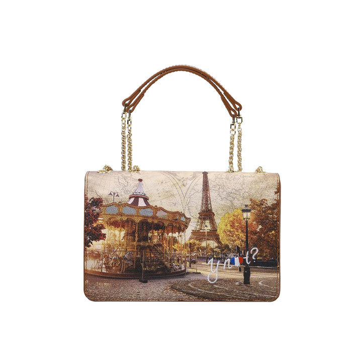 Borsa Yesbag con stampa Funny Paris