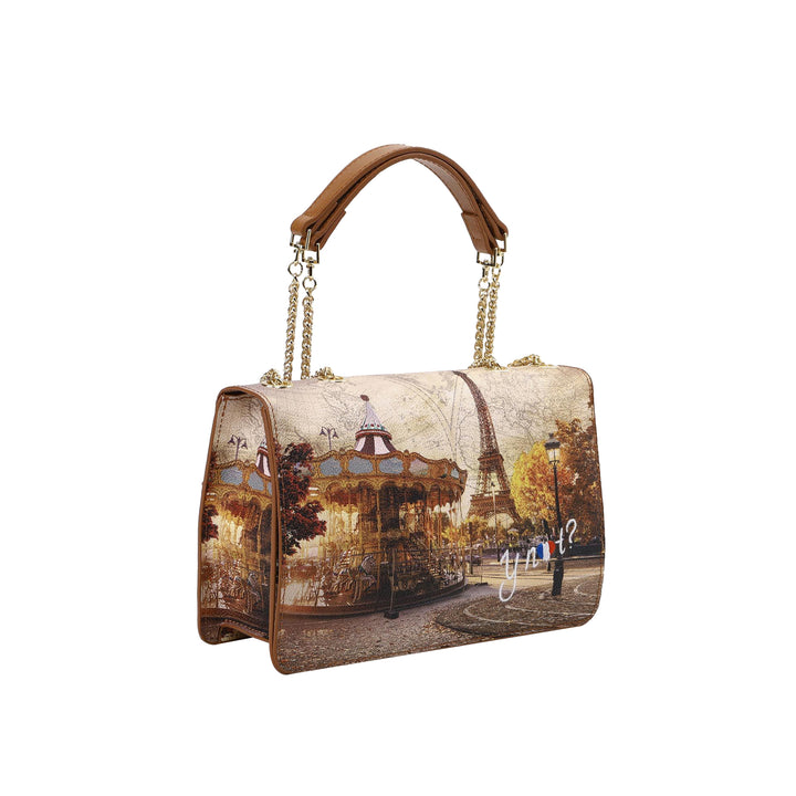 Borsa Yesbag con stampa Funny Paris