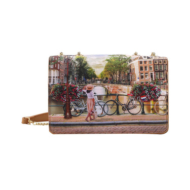 Borsa Pattina con stampa Bicycles