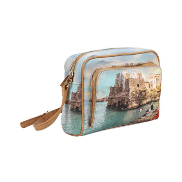 Borsa camera bag con stampa Polignano