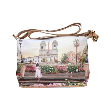 Borsa hobo con stampa Floral