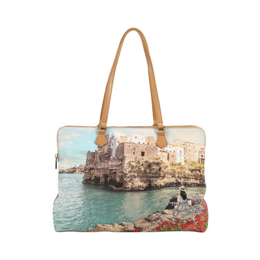 Borsa Tote con stampa Polignano