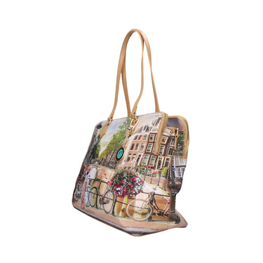 Borsa Tote con stampa Bicycles