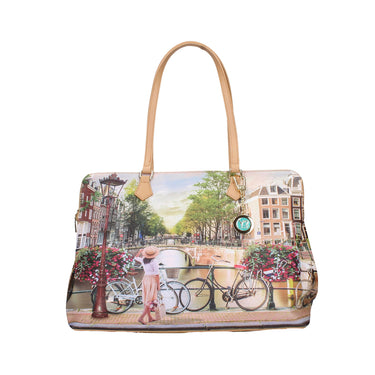 Borsa Tote con stampa Bicycles