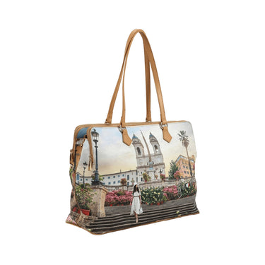 Borsa Tote con stampa Floral