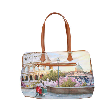 Borsa Tote con stampa Italian Love