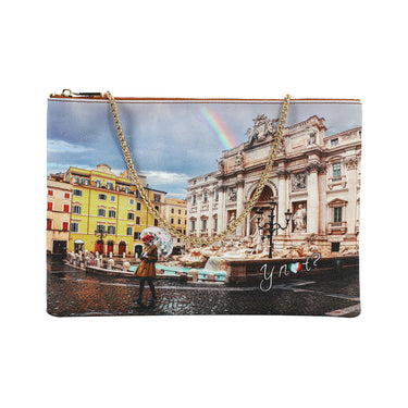 Clutch Donna modello Yes Rainbow Rome