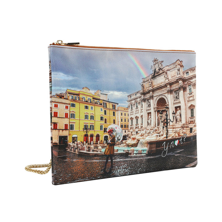 Clutch Donna modello Yes Rainbow Rome