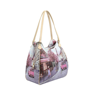 Borsa Donna con stampa Paris Cafe