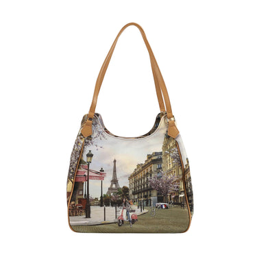 Borsa Donna con iconica stampa all over e uno scomparto con cerniera