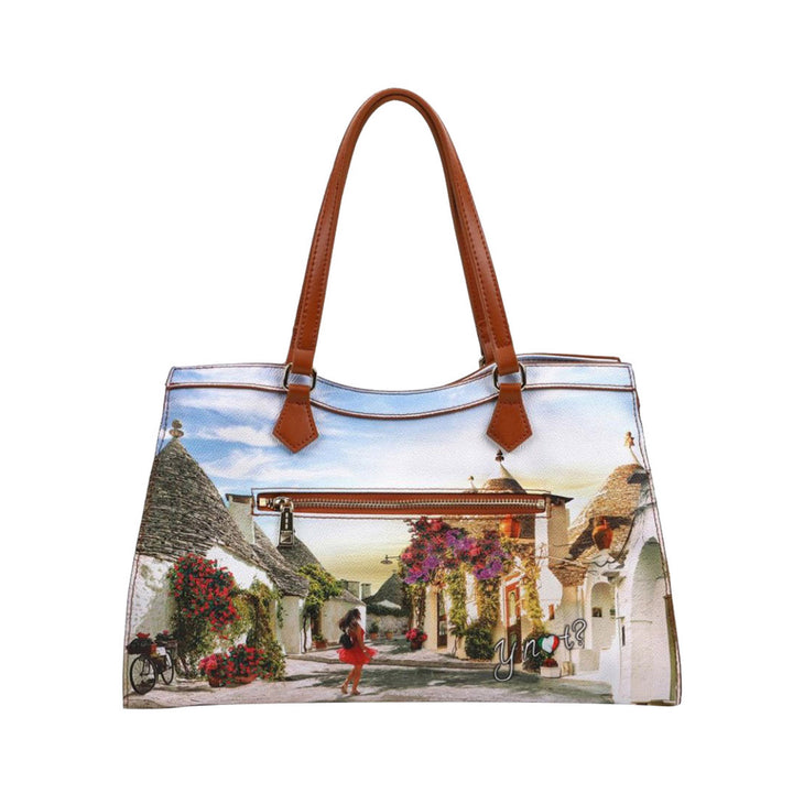 Borsa shopper con stampa Trullissima