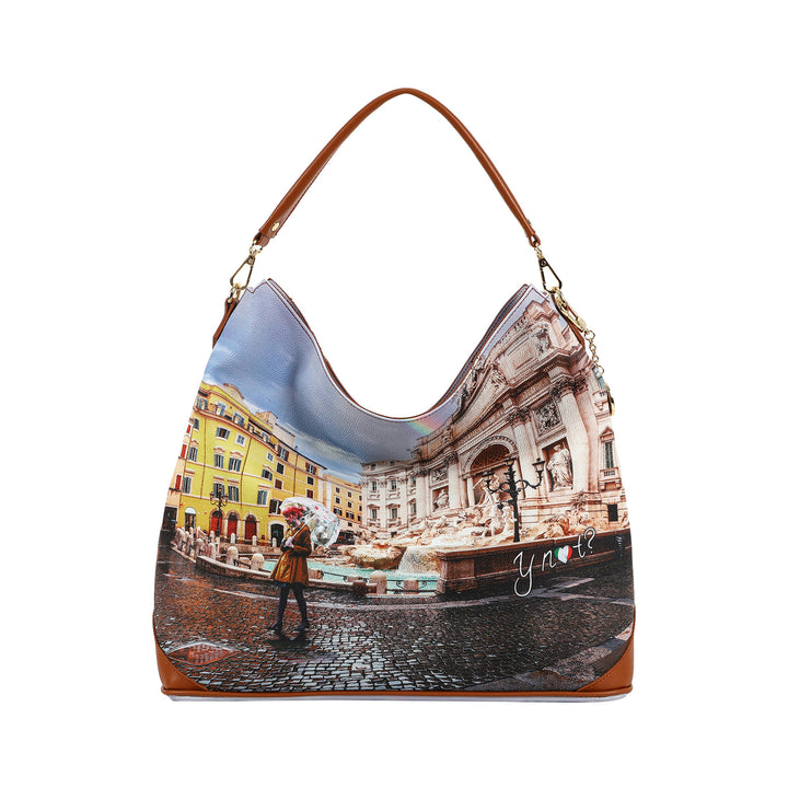 Borsa Donna modello Hobo Rainbow Rome